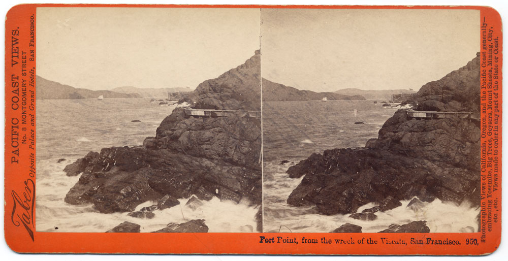 Watkins #950 - Fort Point from Wreck of the Viscata, San Francisco
