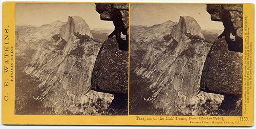 #1153 - Tasayac, or the Half Dome, from Glacier Point