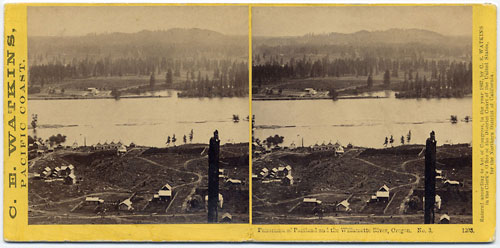 #1203 - Panorama of Portland and the Willamette River, Oregon #3