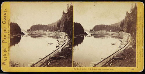 #1298 - The Tooth Bridge, O. R. R., Cascades, Columbia River