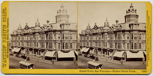 #1398 - Grand Hotel, San Francisco - Market street Front