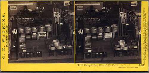 #1486 - T. H. Selby & Co., 116 and 118 California Street. Mechanics' Institute. 1868.