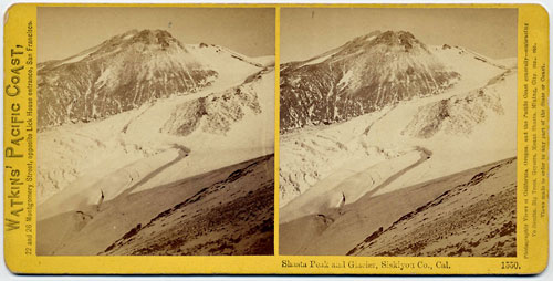 #1550 - Shasta Peak and Glacier, Siskiyou County, Cal.