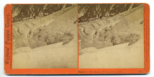 #1151 - Glacier on Mt. Shasta, Siskiyou Co., Cal.