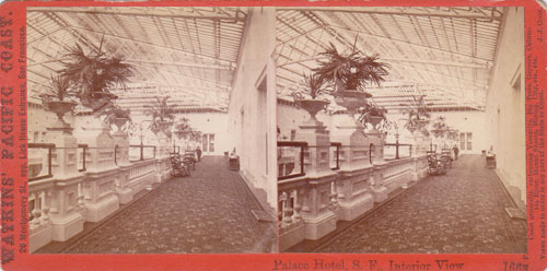 #1668 - Palace Hotel, S.F., Interior View