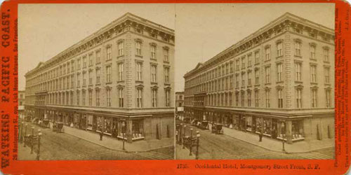 #1735 - Occidental Hotel, Montgomery Street Front, S.F.