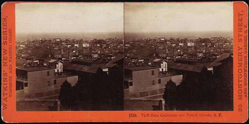 #1759 - View from California and Powell Streets, S.F.