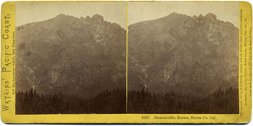 #1837 - Downieville Buttes, Sierra Co., Cal.