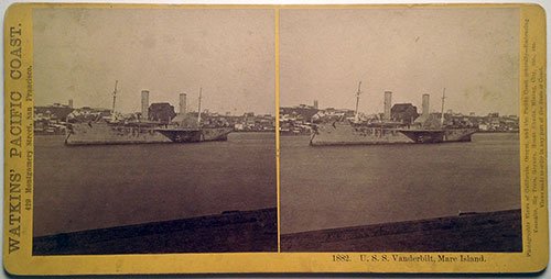 #1882 - U.S.S. Vanderbilt, Mare Island.