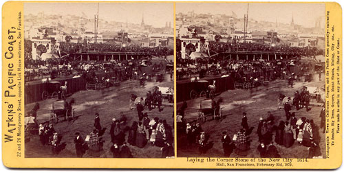 #1614 - Laying the Corner Stone of the New City Hall, San Francisco, February 22d, 1872