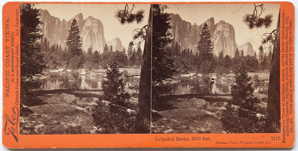 #1117 - Cathedral Rocks, 2600 feet, Yosemite Valley, Mariposa County, Cal.