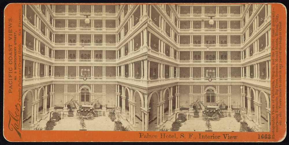 Watkins #1663 - Palace Hotel, S.F., Interior View