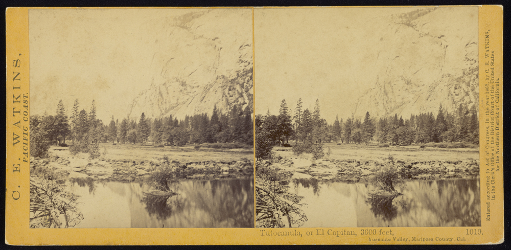 Watkins #1019 - Tutocanula, or El Capitan, 3600 feet