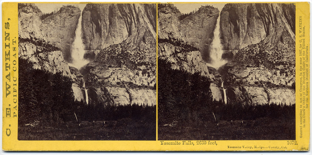 Watkins #1072 - Yosemite Falls, 2630 feet