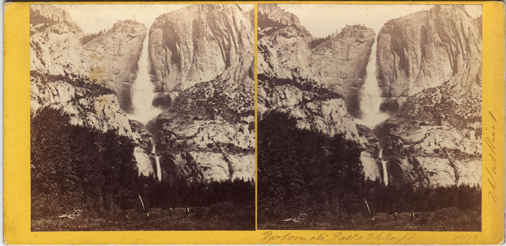 Watkins #1072 - Yosemite Falls, 2630 feet