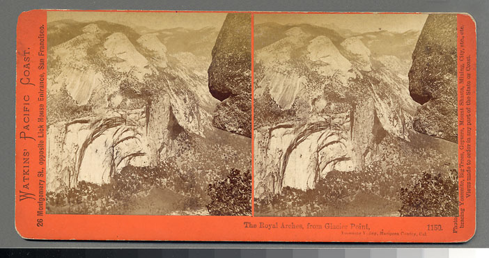 Watkins #1150 - The Royal Arches from Glacier Point
