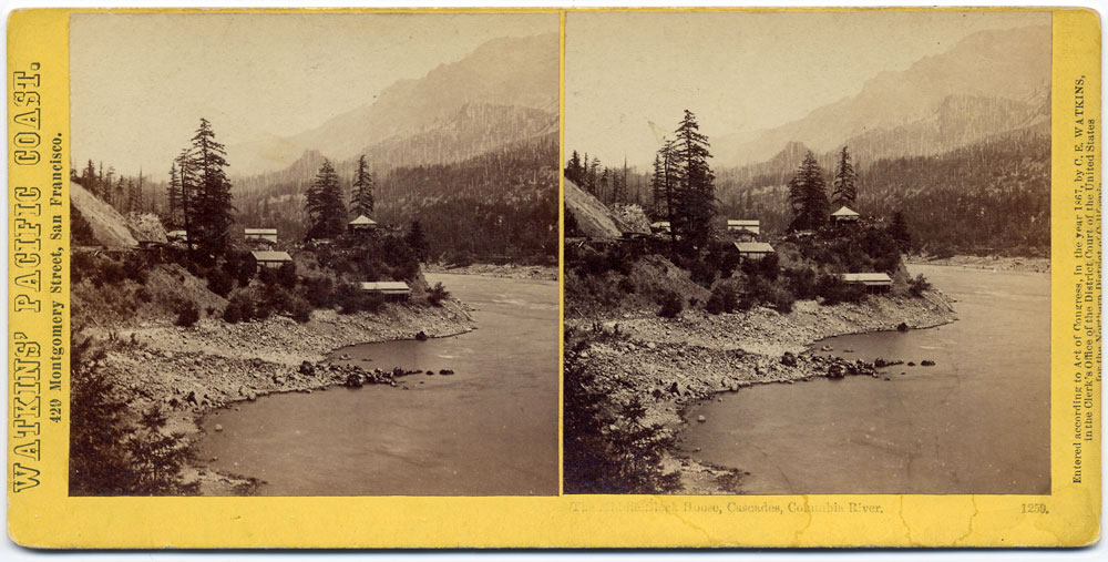 Watkins #1259 - The Middle Block House, Cascades, Columbia River