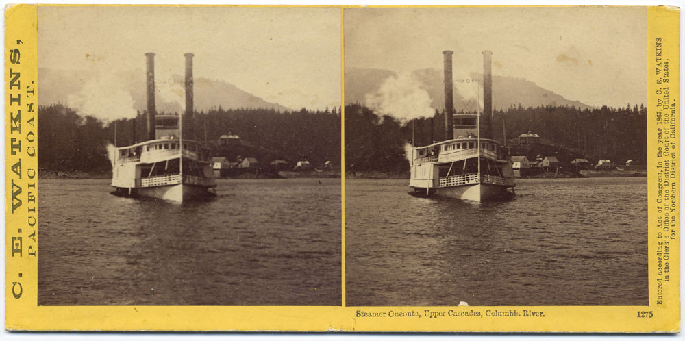 Watkins #1275 - Steamer Oneonta, Upper Cascades