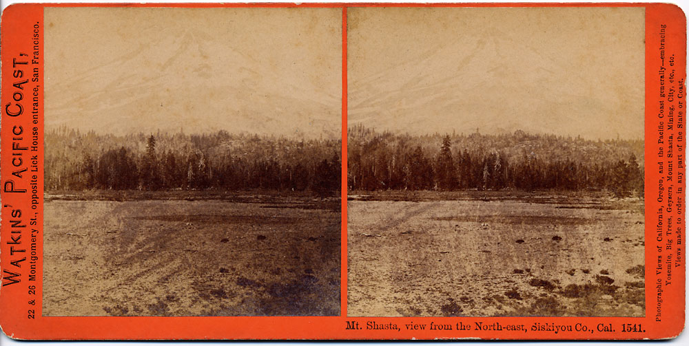 Watkins #1541 - Mt. Shasta from the North-east, Siskiyou Co., Cal