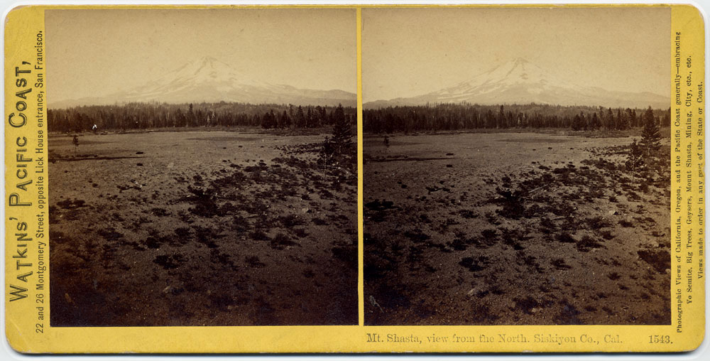 Watkins #1543 - Mt. Shasta, view from the North, Siskiyou Co., Cal.