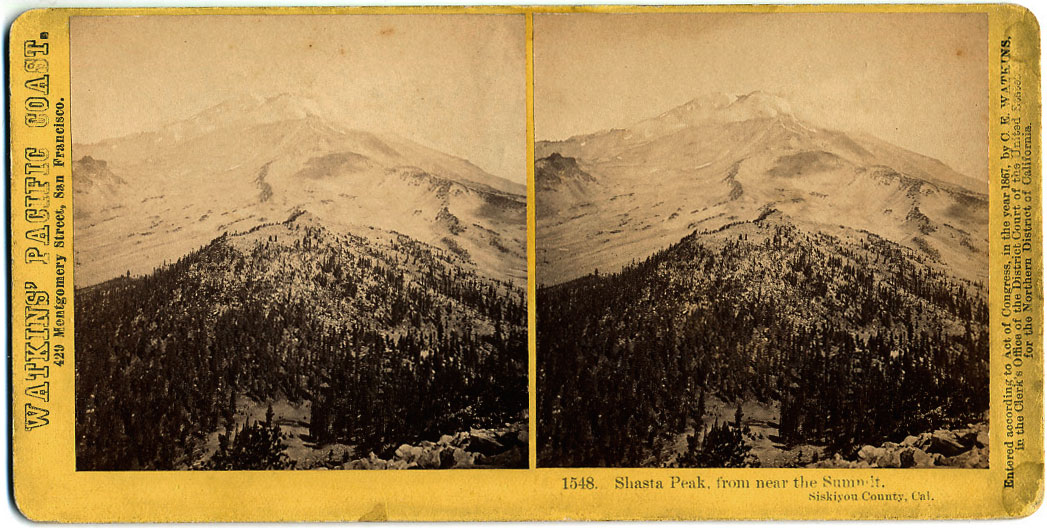 Watkins #1548 - Shasta Peak, from near the Summit, Siskiyou County, Cal.