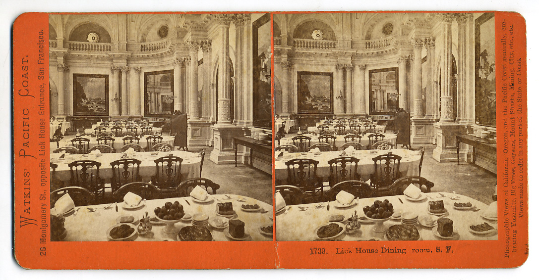 Watkins #1739 - Lick House Dining room, S. F.
