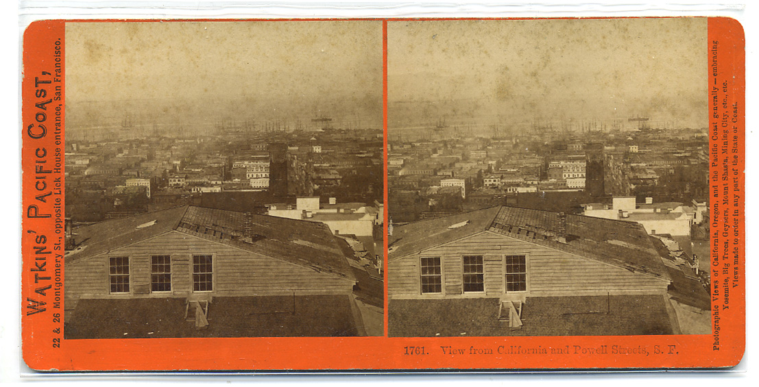 Watkins #1761 - View from California and Powell Streets, S.F.