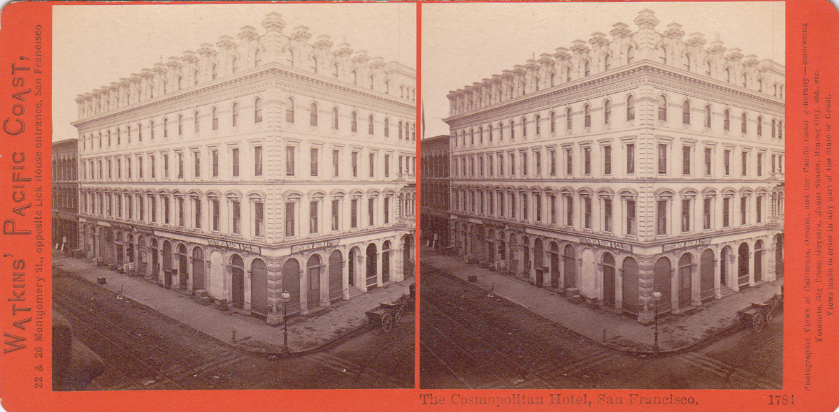 Watkins #1784 - The Cosmopolitan Hotel, San Francisco