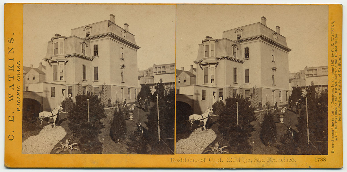 Watkins #1788 - Residence of Capt. Eldridge, San Francisco