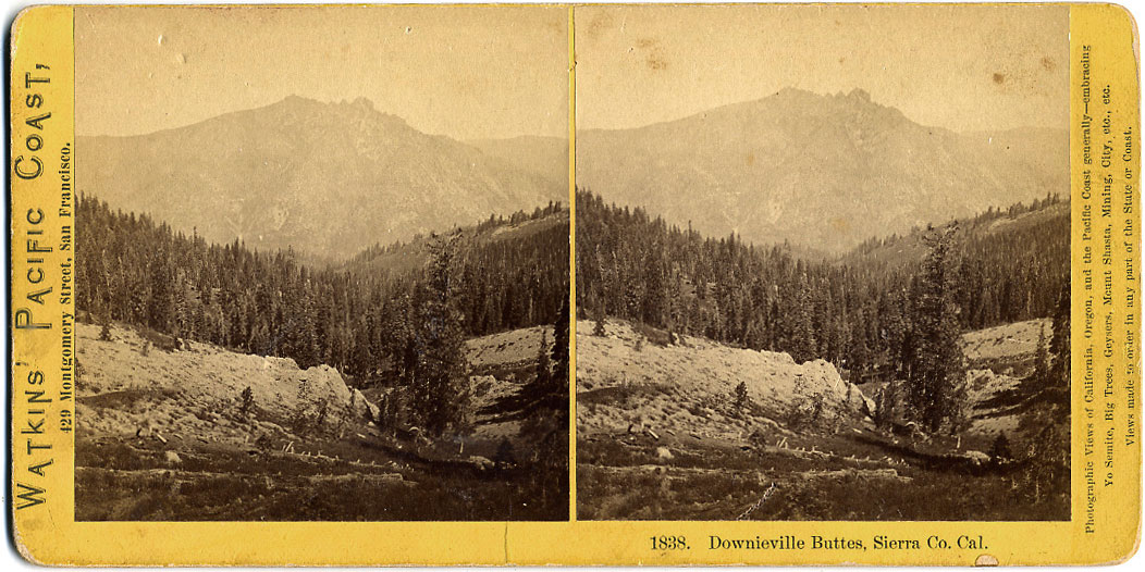 Watkins #1838 - Downieville Buttes, Sierra Co., Cal.