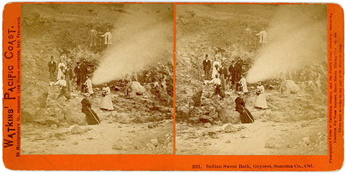 #2321 - Indian Sweat Bath, Geysers, Sonoma Co., Cal.