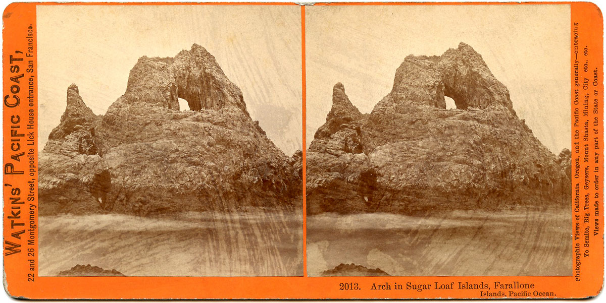 #2013 - Arch in Suger Loaf Islands, Farallone Islands, Pacific Ocean.