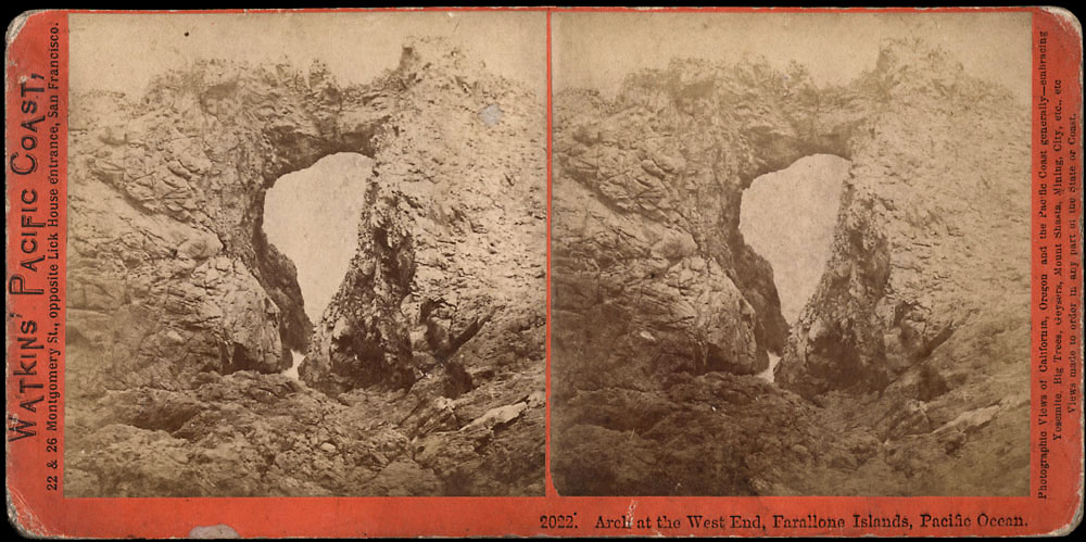 Watkins #2022 - Arch at the West End, Farallone Islands, Pacific Ocean
