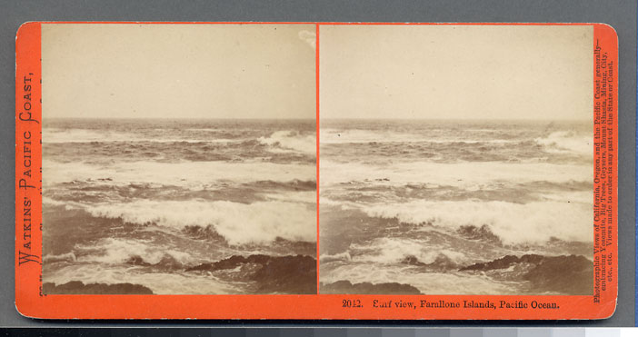 Watkins #2042 - Surf View, Farallone Islands, Pacific Ocean