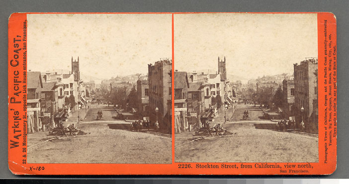 Watkins #2226 - Stockton Street from California, view North, San Francisco