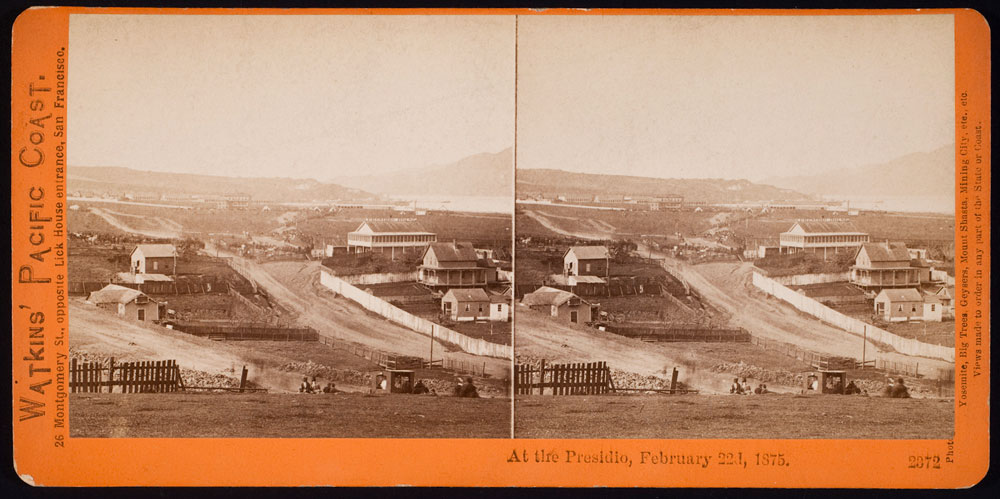 Watkins #2372 - At the Presidio, February 22d, 1875
