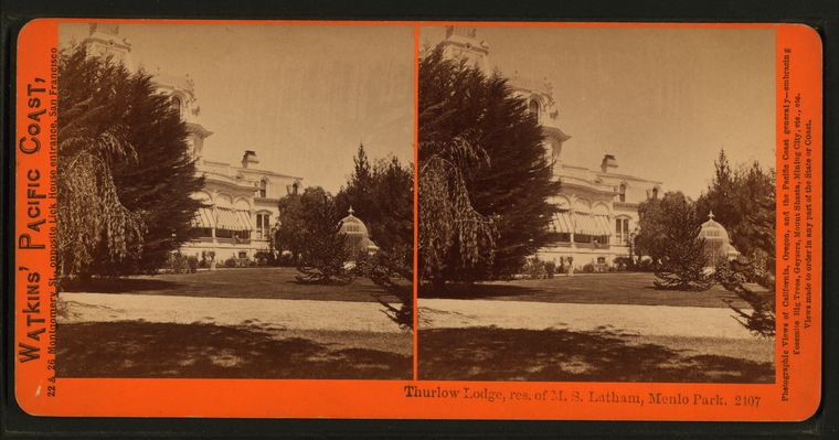 #2407 - Thurlow Lodge, res. of M.S. Latham, Menlo Park