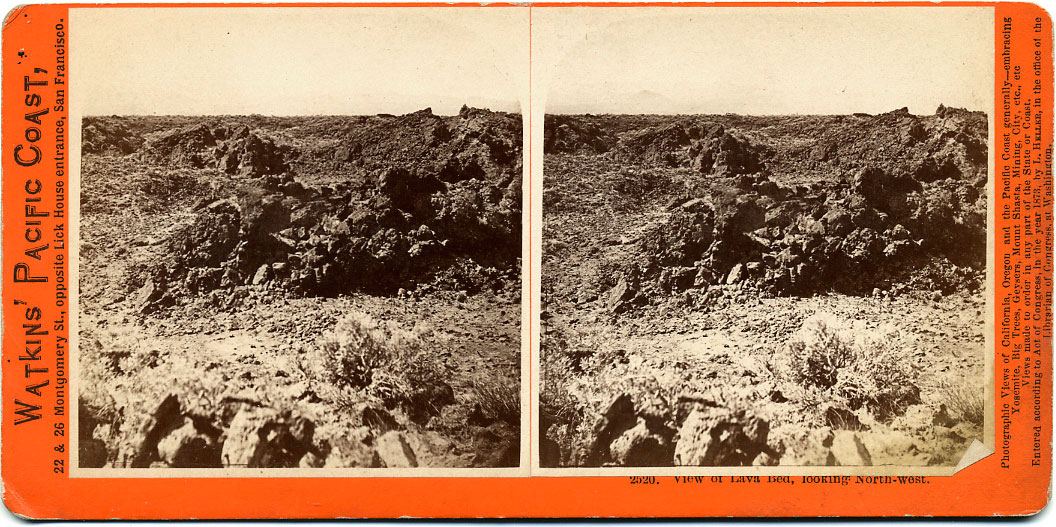 Watkins #2520 - View of Lava Bed, looking North-wast.