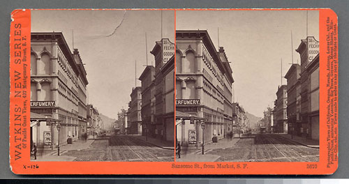 #3670 - Sansome St., from Market, San Francisco.