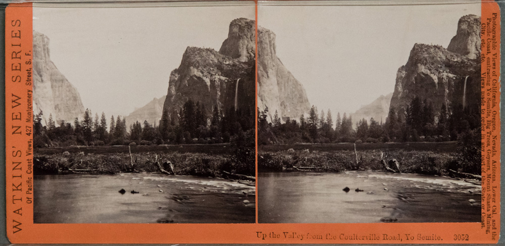 Watkins #3052 - Up the Valley from the Coulterville Road, Yo Semite.