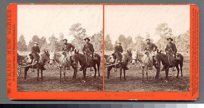 Watkins #3138 - Lieut. Wheeler's Party in Yosemite, Mariposa County, Cal.