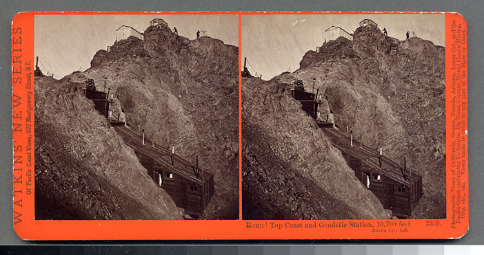 Watkins #3389 - Round Top, Coast and Geodetic Station, 10,700 ft., Alpine County, Cal.