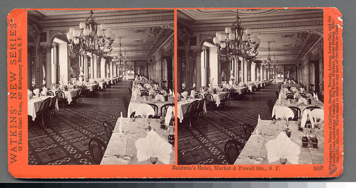 Watkins #3697 - Baldwin Hotel, Market and Powell Sts., San Francisco.