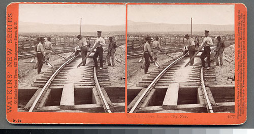 #4077 - Track Repairs, Empire City, Nev.