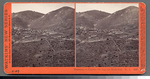 #4125 - Panorama of Virginia City from North End, Nev. #6