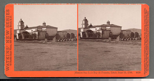 #4610 - Mission San Luis Rey de Francia, Estab. June 13, 1798, Cal.