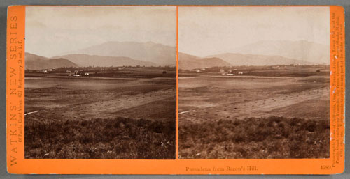#4789 - Pasadena from Bacon's Hill, Cal.