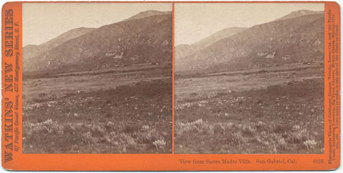 #4833 - View from Sierra Madre Villa, San Gabriel, Los Angeles Co., Cal.