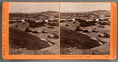 #4857 - City of Yuma, from the Fort, Arizona.