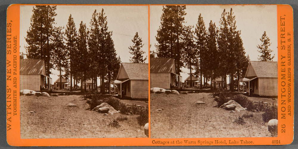 Watkins #4024 - Cottages at the Warm Springs Hotel, Lake Tahoe.